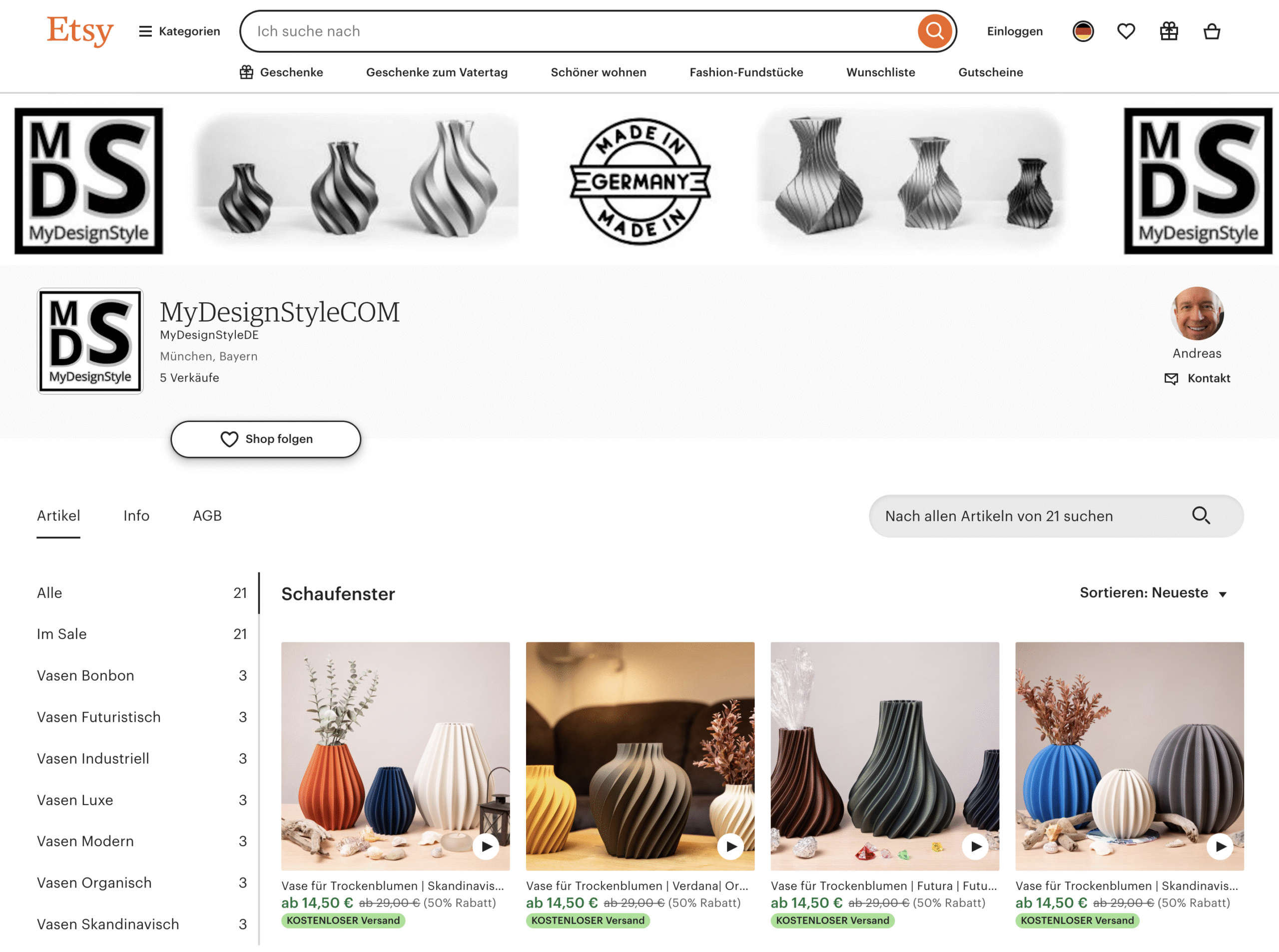 Hurra! Unser Etsy-Shop MyDesignStyleCOM ist eröffnet!