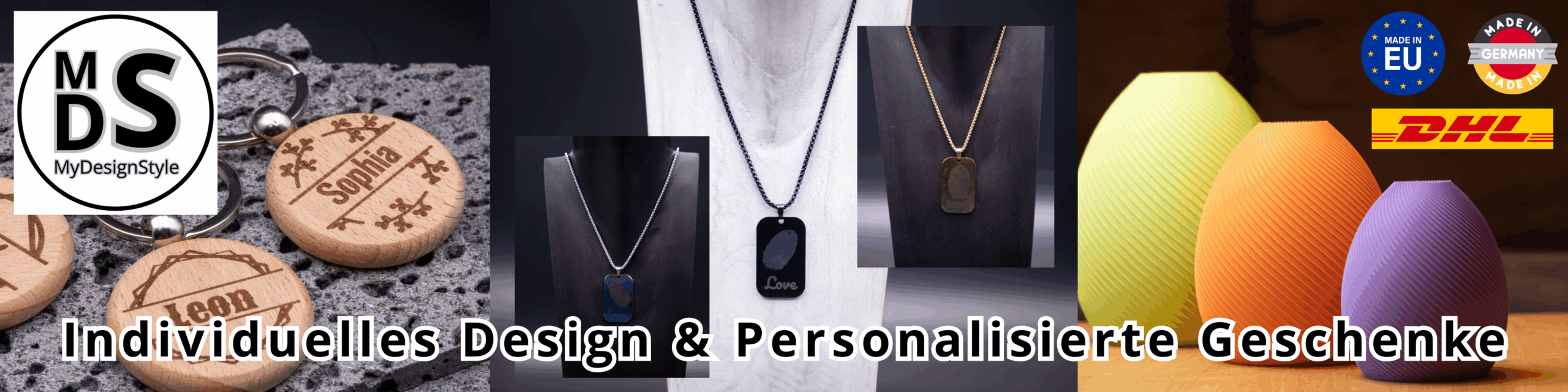 Neu bei MyDesignStyle: Personalisierte Geschenke & Schmuck mit Gravur